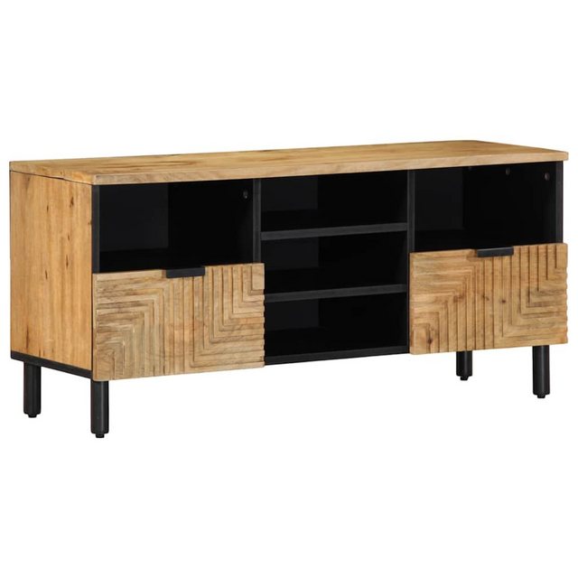 vidaXL TV-Schrank TV-Schrank Braun 100x33x46 cm Massivholz (1-St) günstig online kaufen