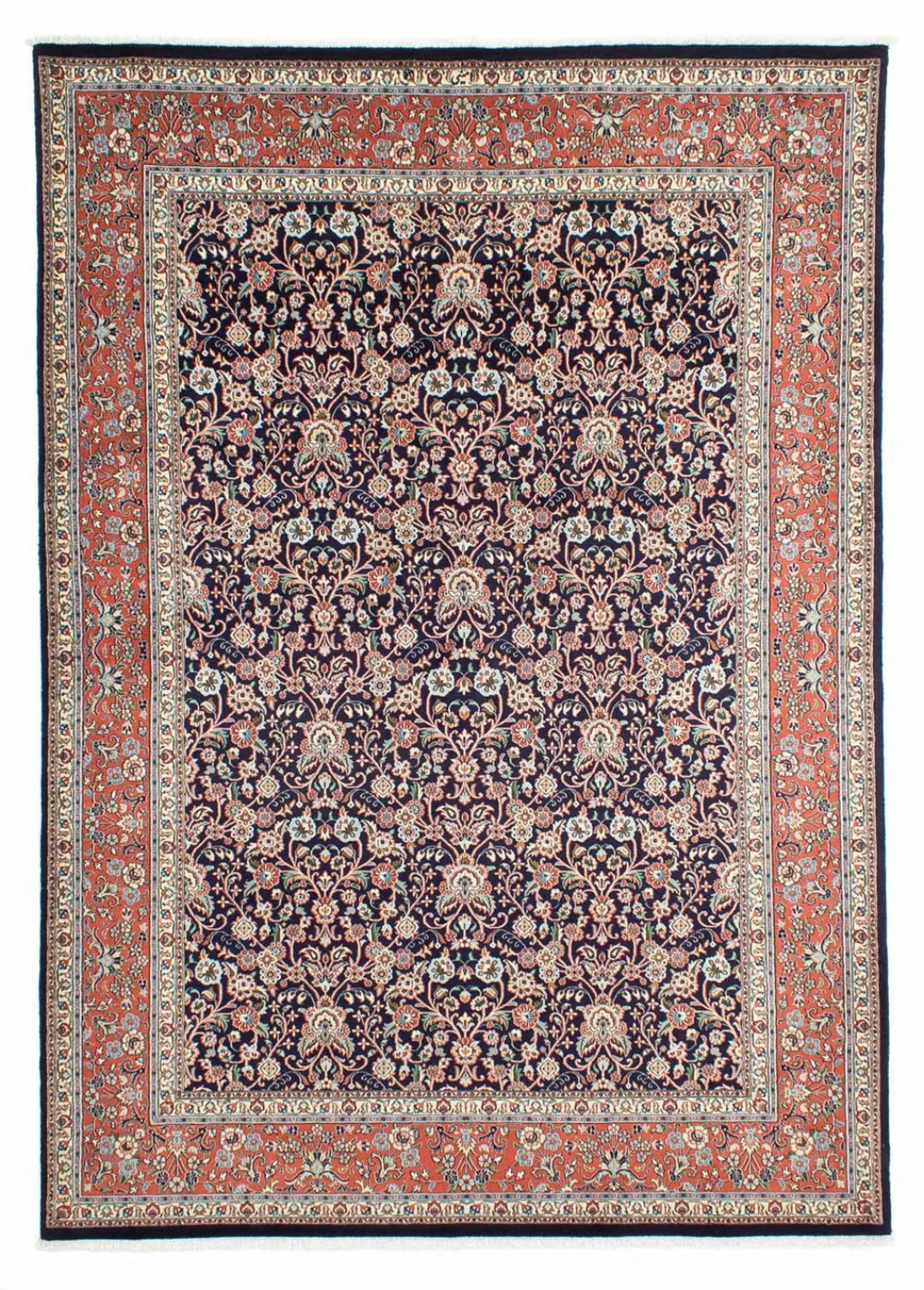 morgenland Wollteppich »Moud Blumenmuster Nero 290 x 198 cm«, rechteckig, U günstig online kaufen