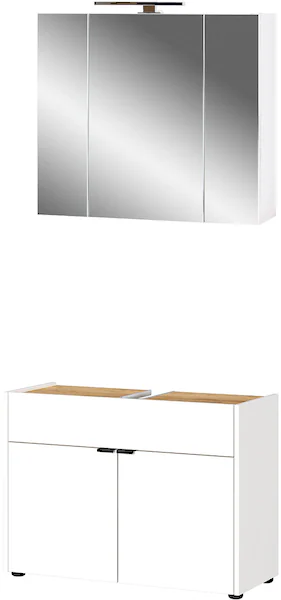 GERMANIA Badmöbel-Set "Ameca", (2 St.), Badezimmer-Set bestehend aus Waschb günstig online kaufen