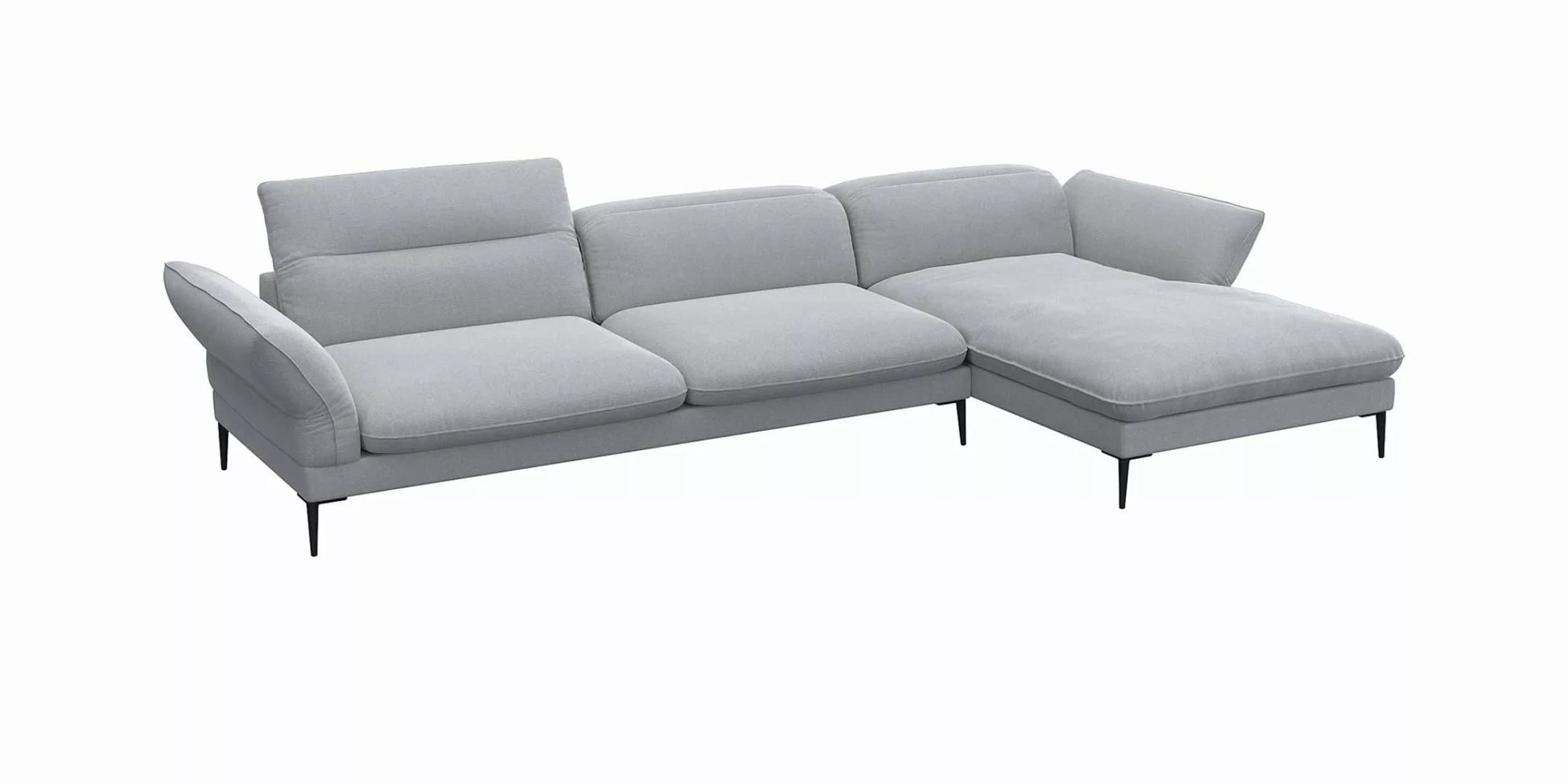 FLEXLUX Ecksofa "Salino, Funktionssofa mit Recamiere, Relaxsofa, Ecksofa", günstig online kaufen