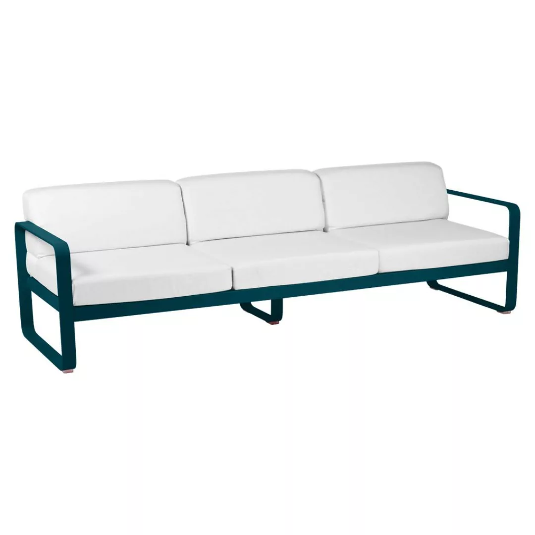 Bellevie 3-Sitzer Lounge-Sofa 21 Acapulcoblau 81 Grauweiß günstig online kaufen