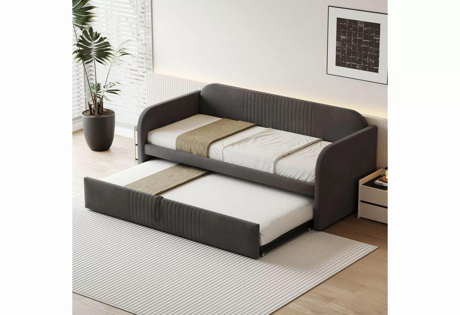 Rustrky Polsterbett Schlafsofa Doppelbett Jugendbett Daybett Tagesbett Kind günstig online kaufen