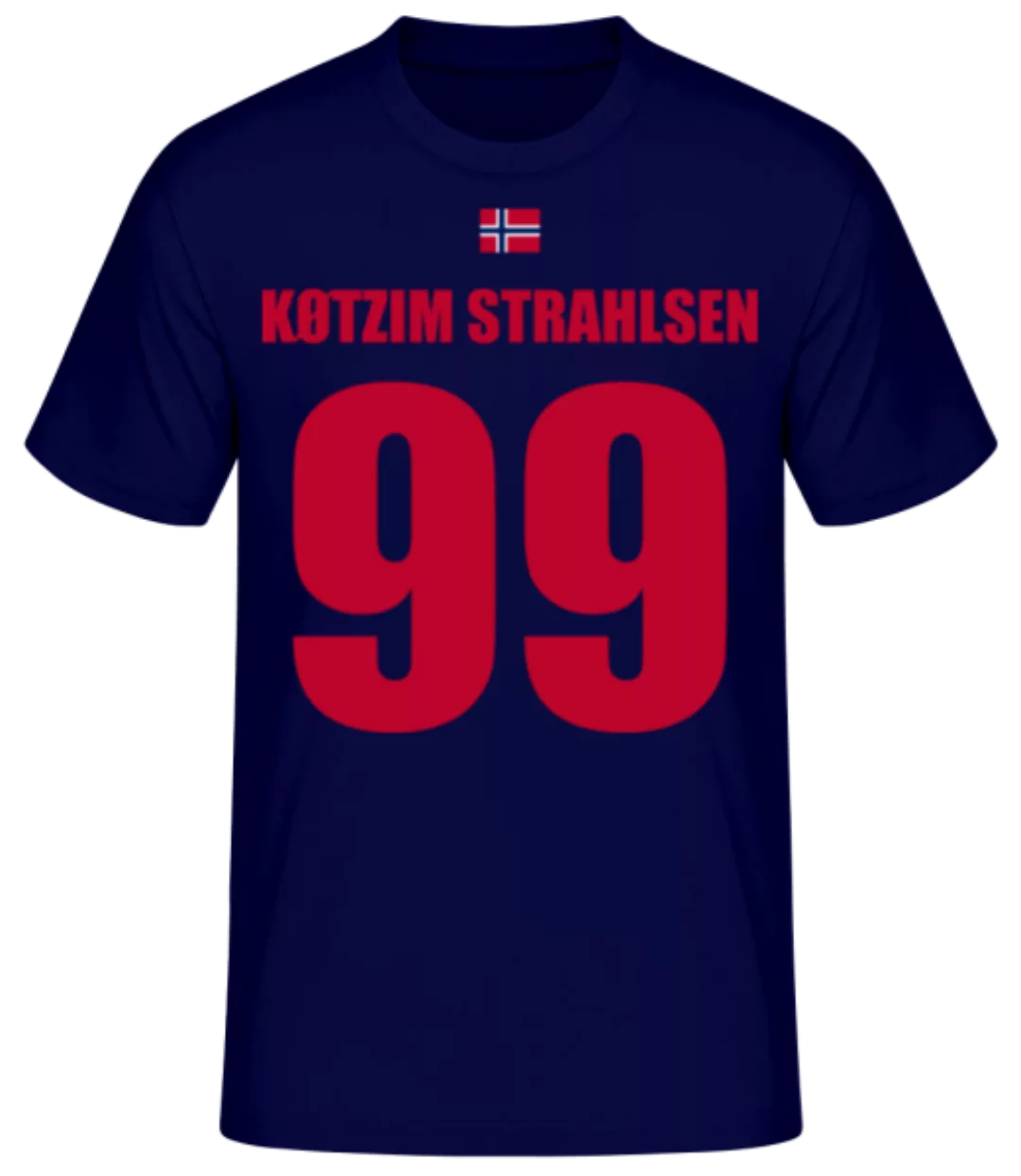 Norwegen Fußball Trikot Køtzim Strahlsen · Männer Basic T-Shirt günstig online kaufen