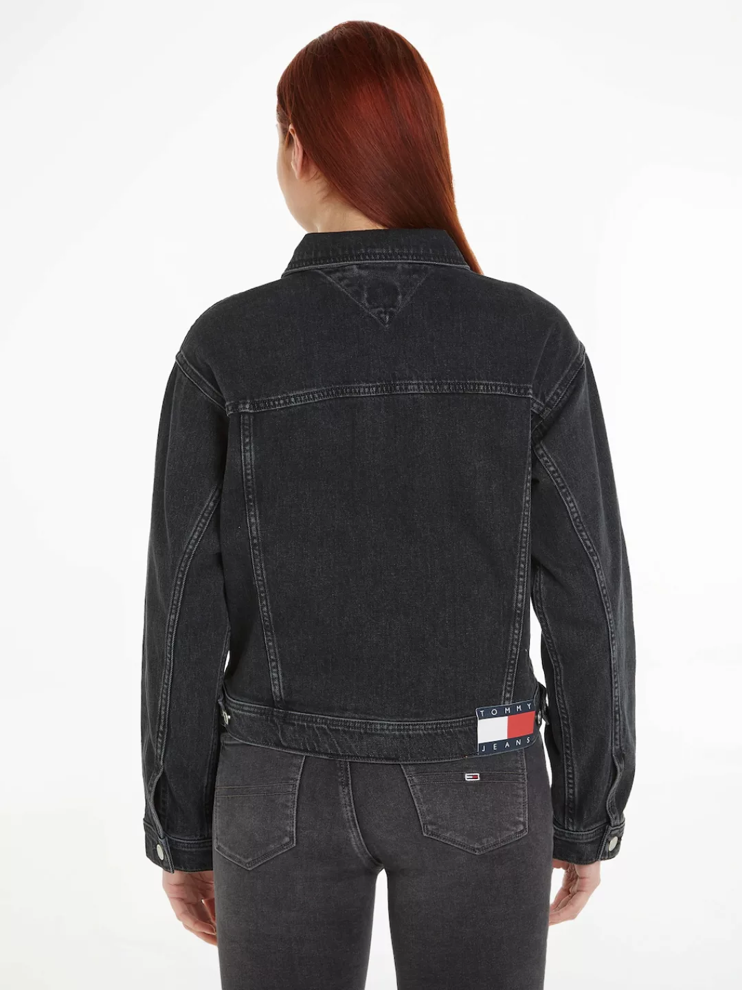 Tommy Jeans Jeansjacke MOM CLS JACKET CG4181 mit Logpatch günstig online kaufen