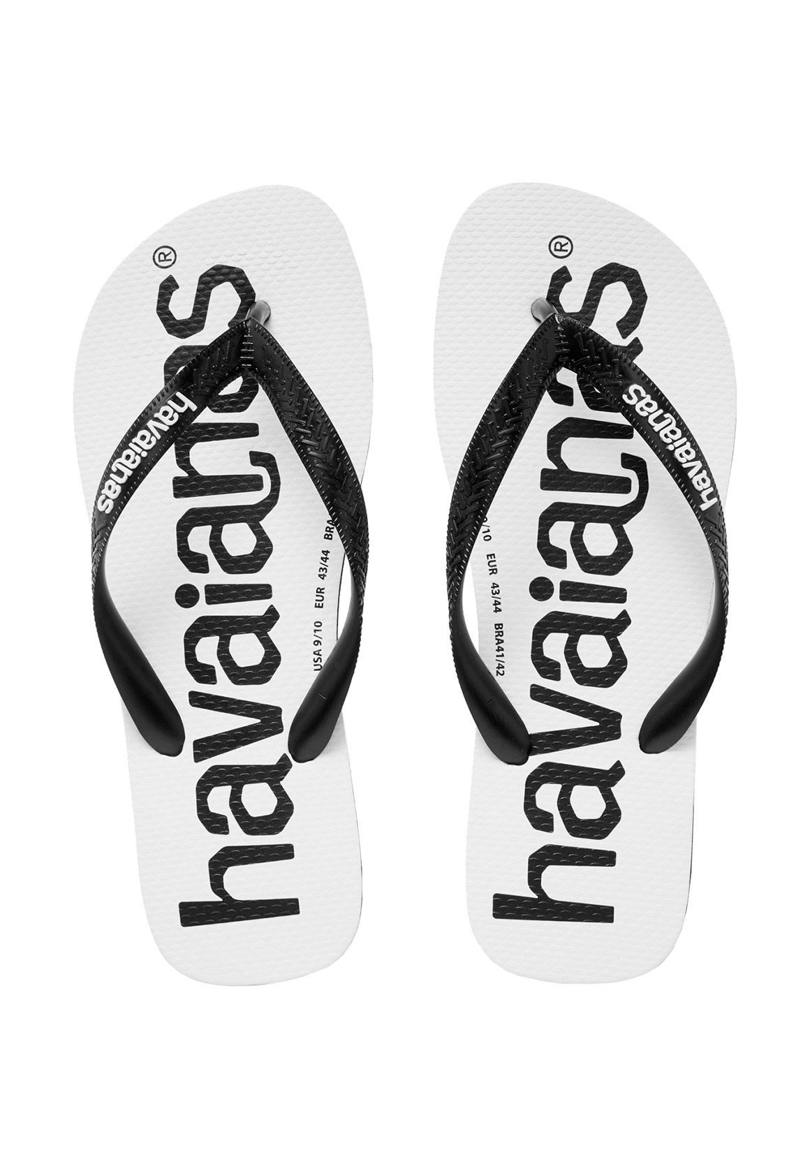 havaianas Zehentrenner TOP LOGO MANIA FC 4144264 1069 Schwarz Weiß günstig online kaufen