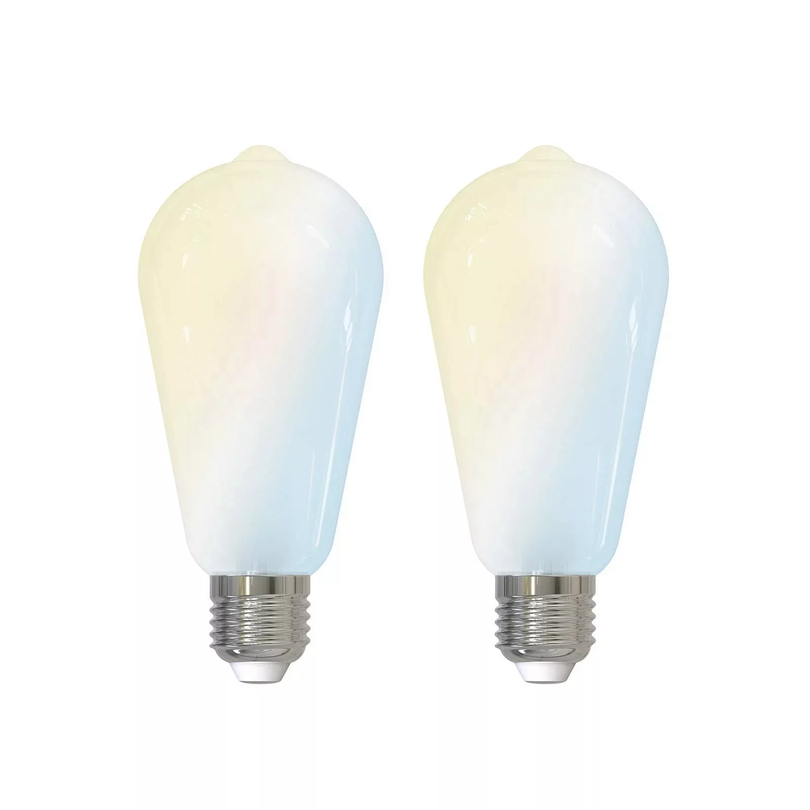 LUUMR Smart LED-Leuchtmittel, 2er, E27, ST64, 7W, matt, Tuya günstig online kaufen