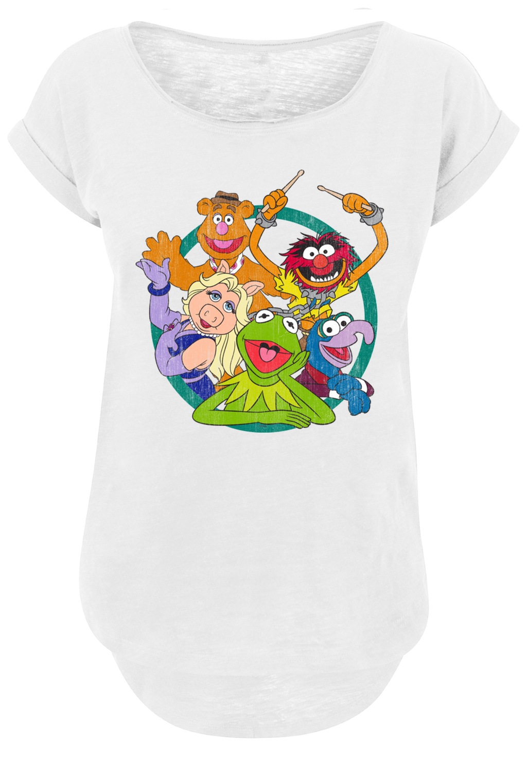 F4NT4STIC T-Shirt "Disney Die Muppets Group Circle", Print günstig online kaufen