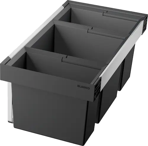 Blanco Mülltrennsystem »Flexon II 80/3«, 3 Behälter, Kunststoff, Stahlblech günstig online kaufen