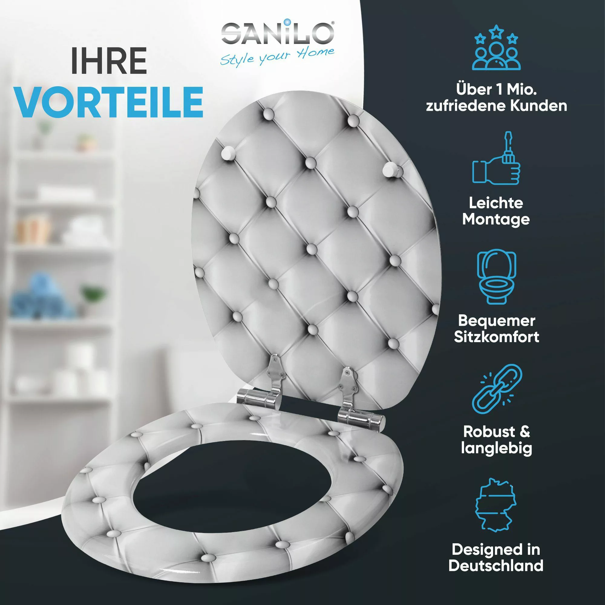 Sanilo WC-Sitz Comfort, mit Absenkautomatik, hochwertig günstig online kaufen