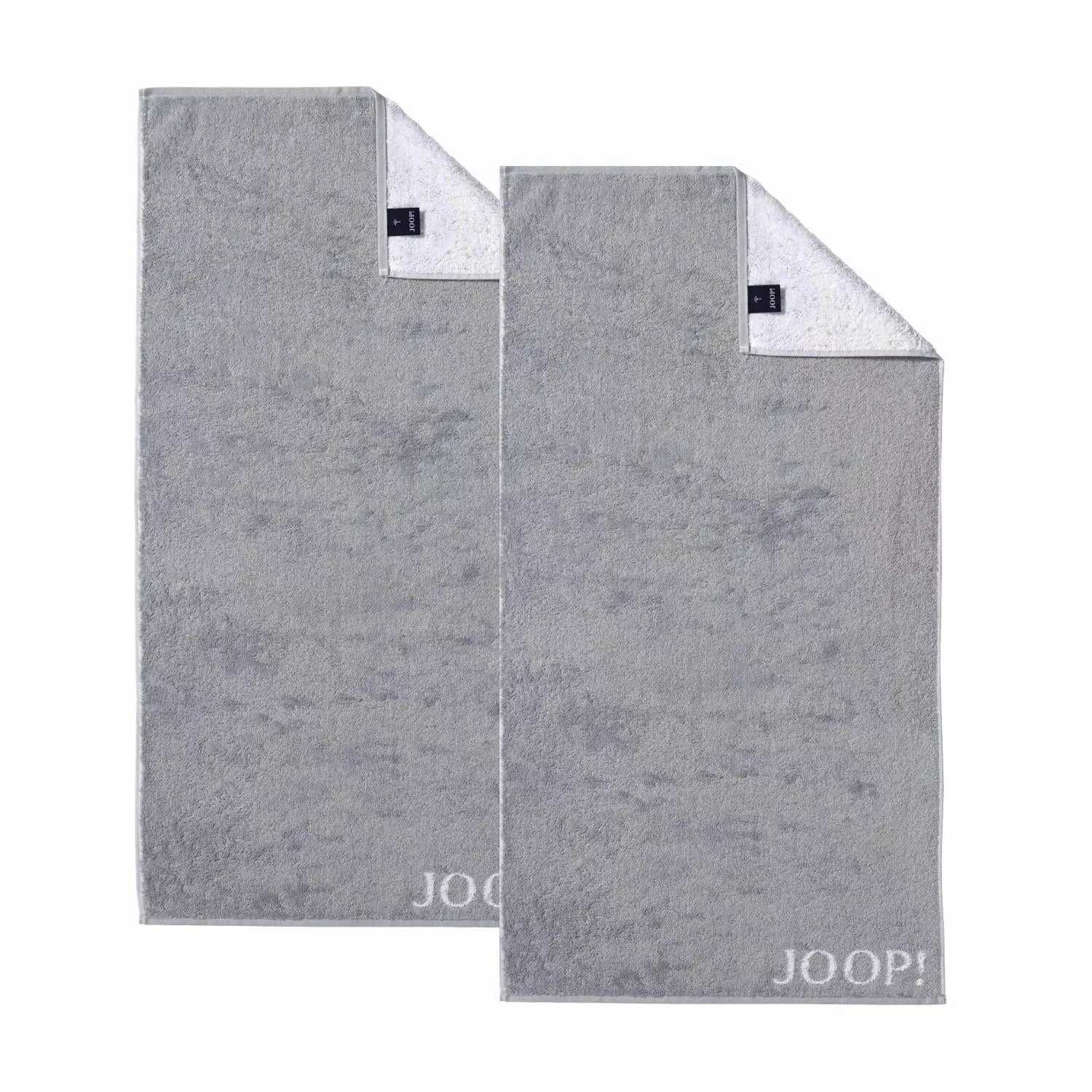 2 Stück Joop! Handtuch Classic Silber Grau 1600-76 50x100 günstig online kaufen