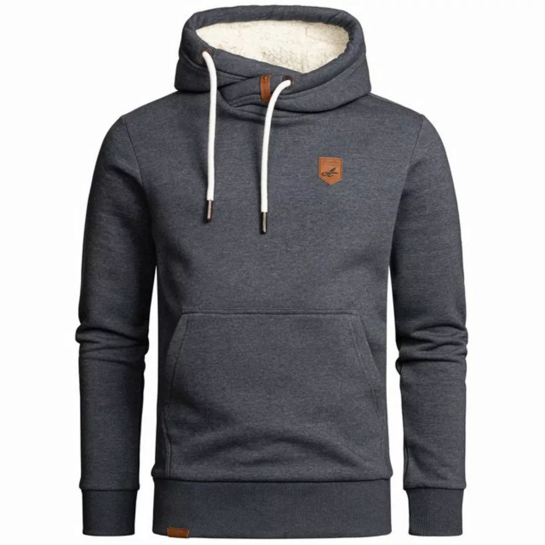 Amaci&Sons Kapuzenpullover YONKERS Kapuzenpullover mit Plüsch-Kapuze Herren günstig online kaufen