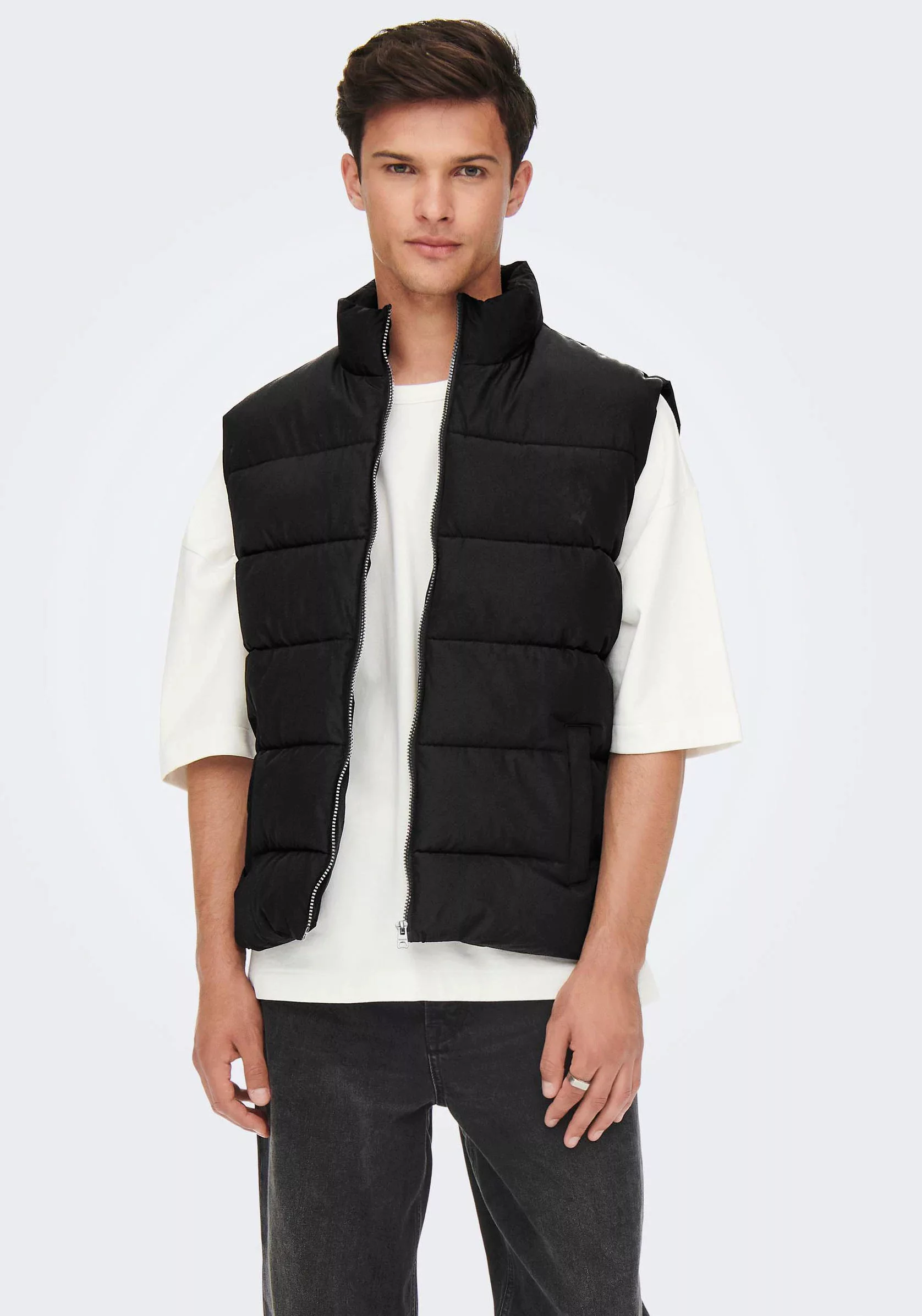 ONLY & SONS Steppweste "ONSMELVIN LIFE PUFFER VEST OTW VD" günstig online kaufen