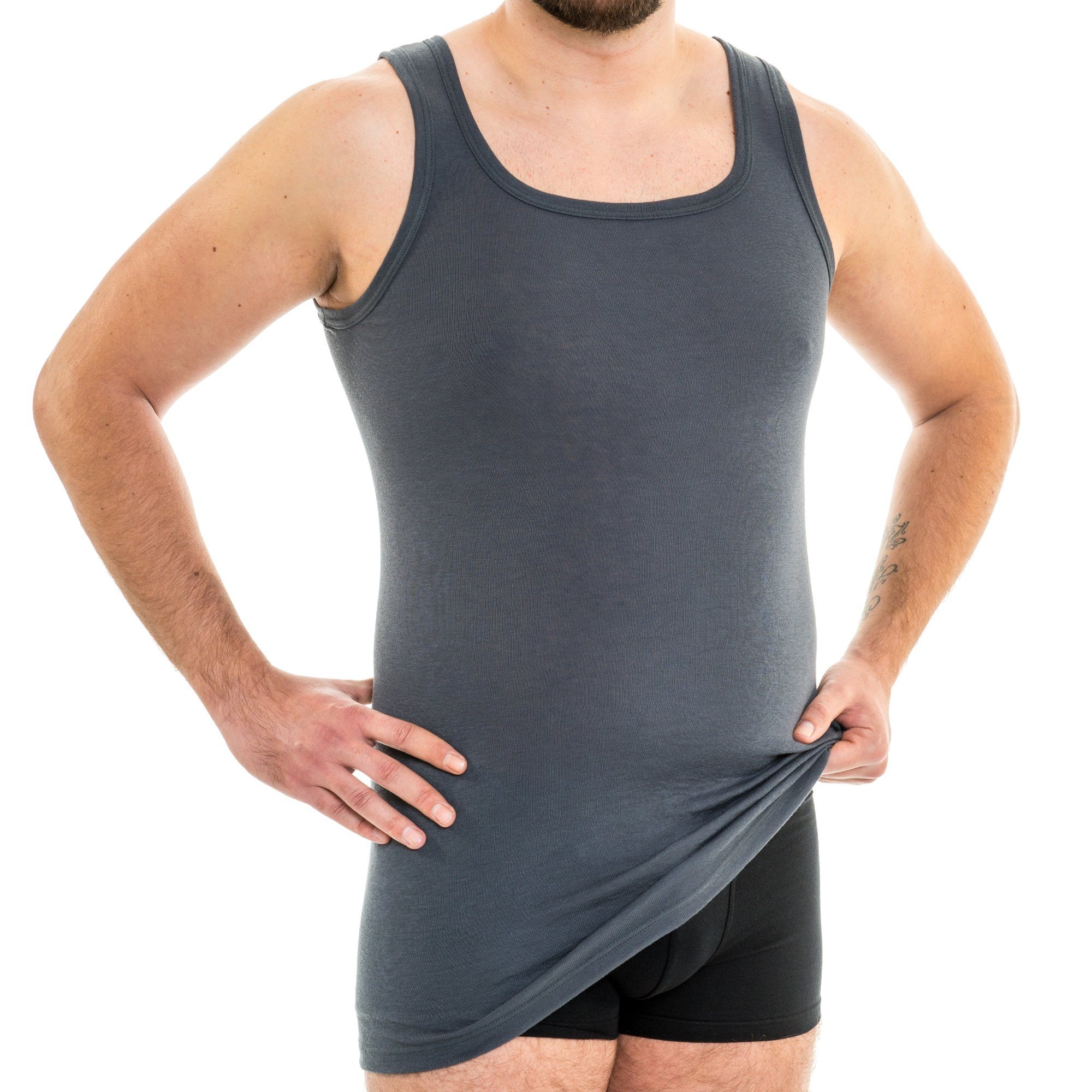 HERMKO Unterhemd 16025 Herren Tank Top günstig online kaufen