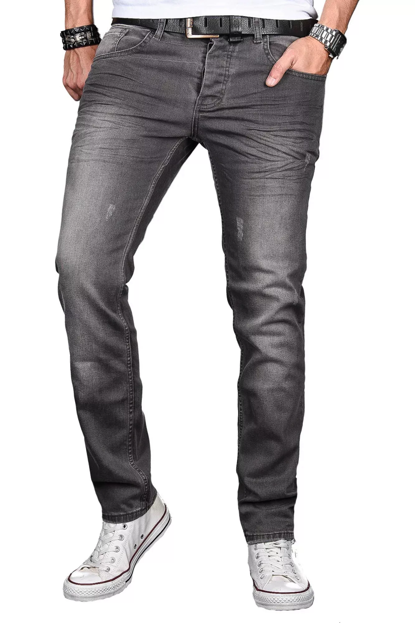 Alessandro Salvarini Slim-fit-Jeans "ASLuca", Stretch mit Elasthan günstig online kaufen