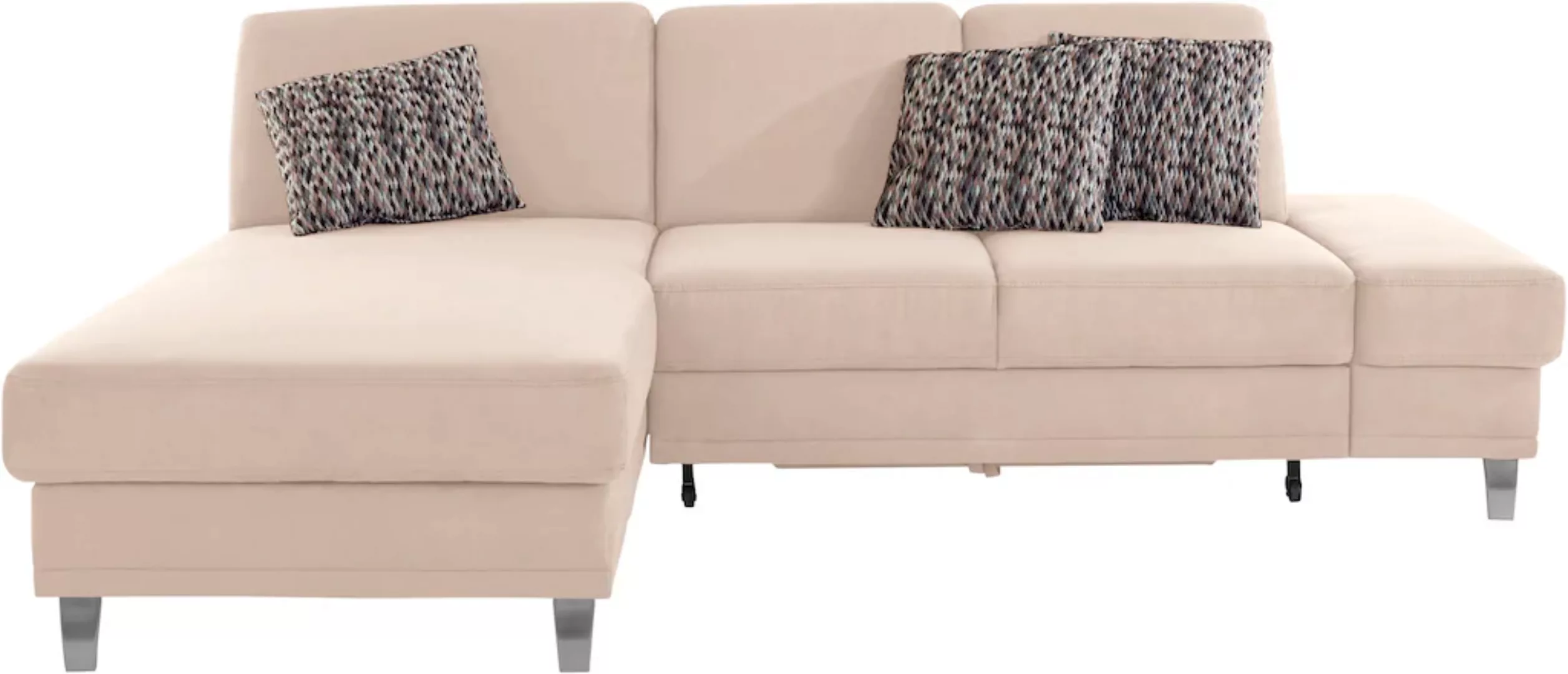 sit&more Ecksofa "Clio L-Form", wahlweise mit Bettfunktion oder Vorziehsitz günstig online kaufen