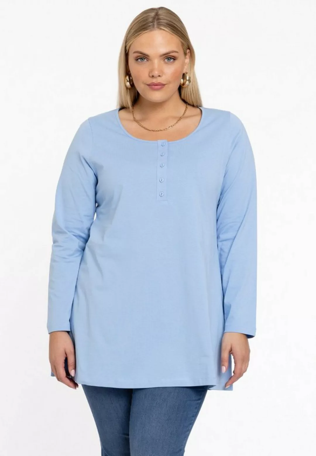 Yoek Langarmshirt Damen Tunika Große Größen günstig online kaufen