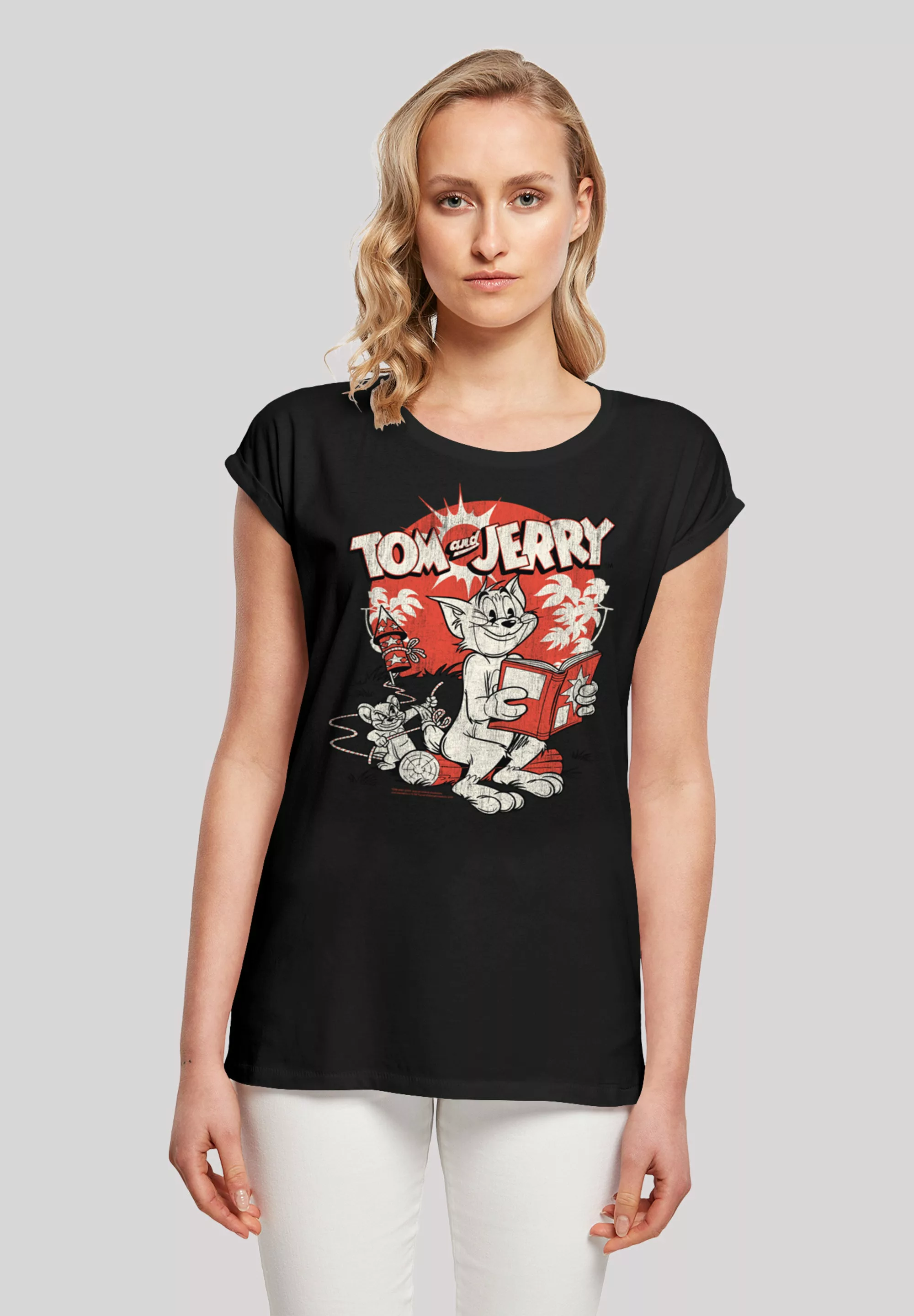 F4NT4STIC T-Shirt "Tom and Jerry TV Serie Rocket Prank", Print günstig online kaufen