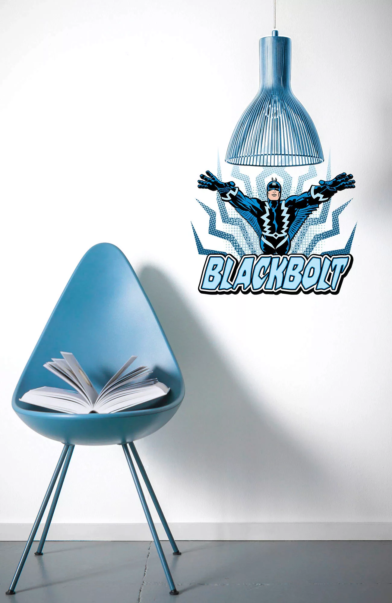 Komar Wandtattoo "Blackbolt Comic Classic - Größe 50 x 70 cm", (1 St.), sel günstig online kaufen