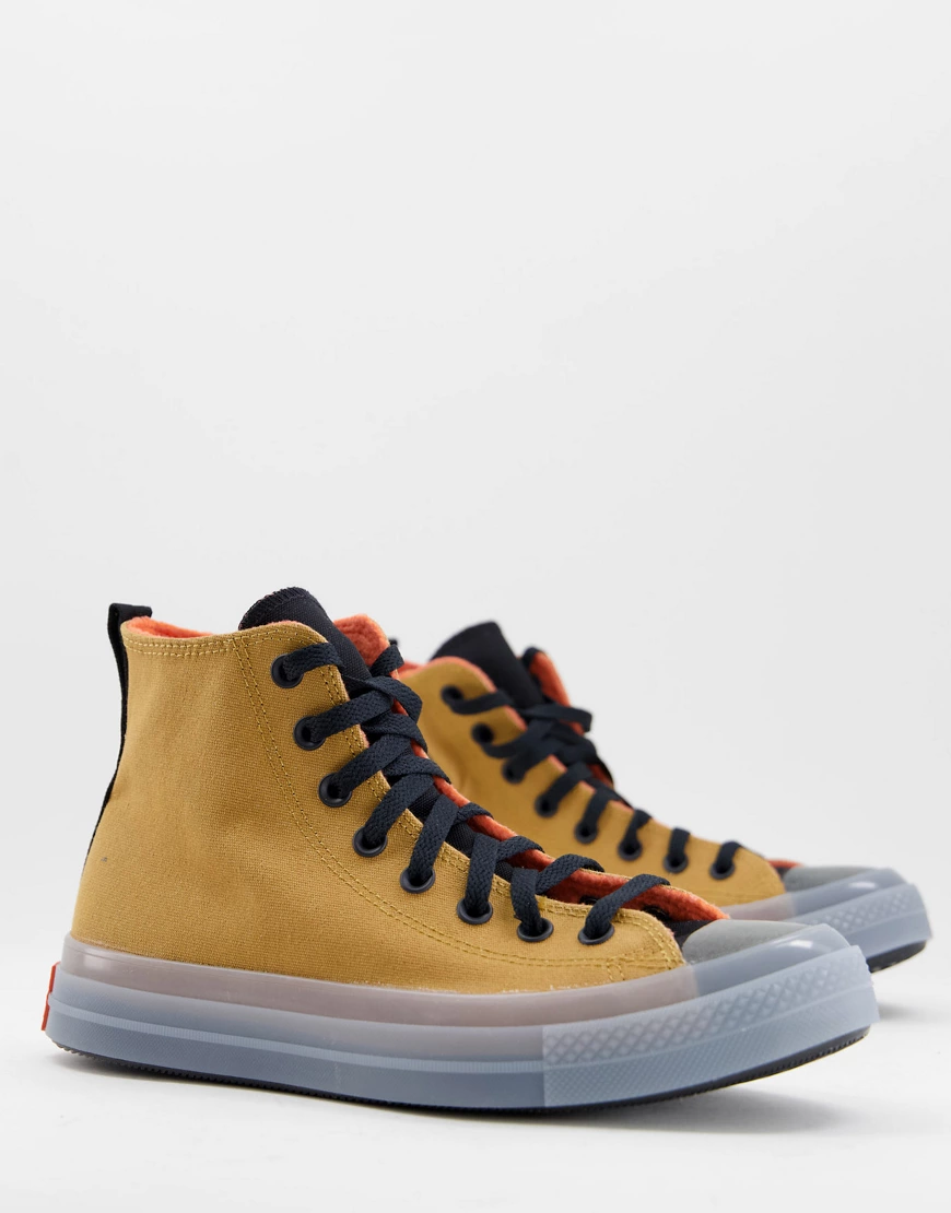 Converse – Chuck Taylor All Star CX Hi – Knöchelhohe Sneaker in Hellbraun u günstig online kaufen