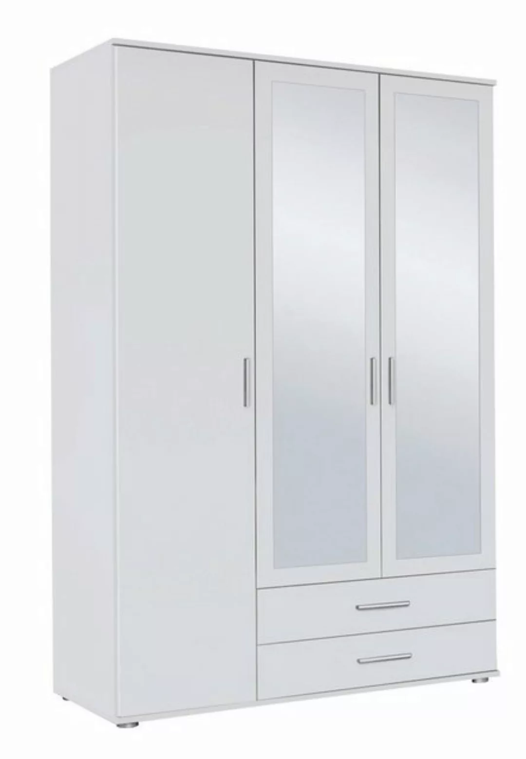 Kindermöbel 24 Spiegelschrank Rasa 1 weiß 3 Türen B 127 cm - H 188 cm günstig online kaufen