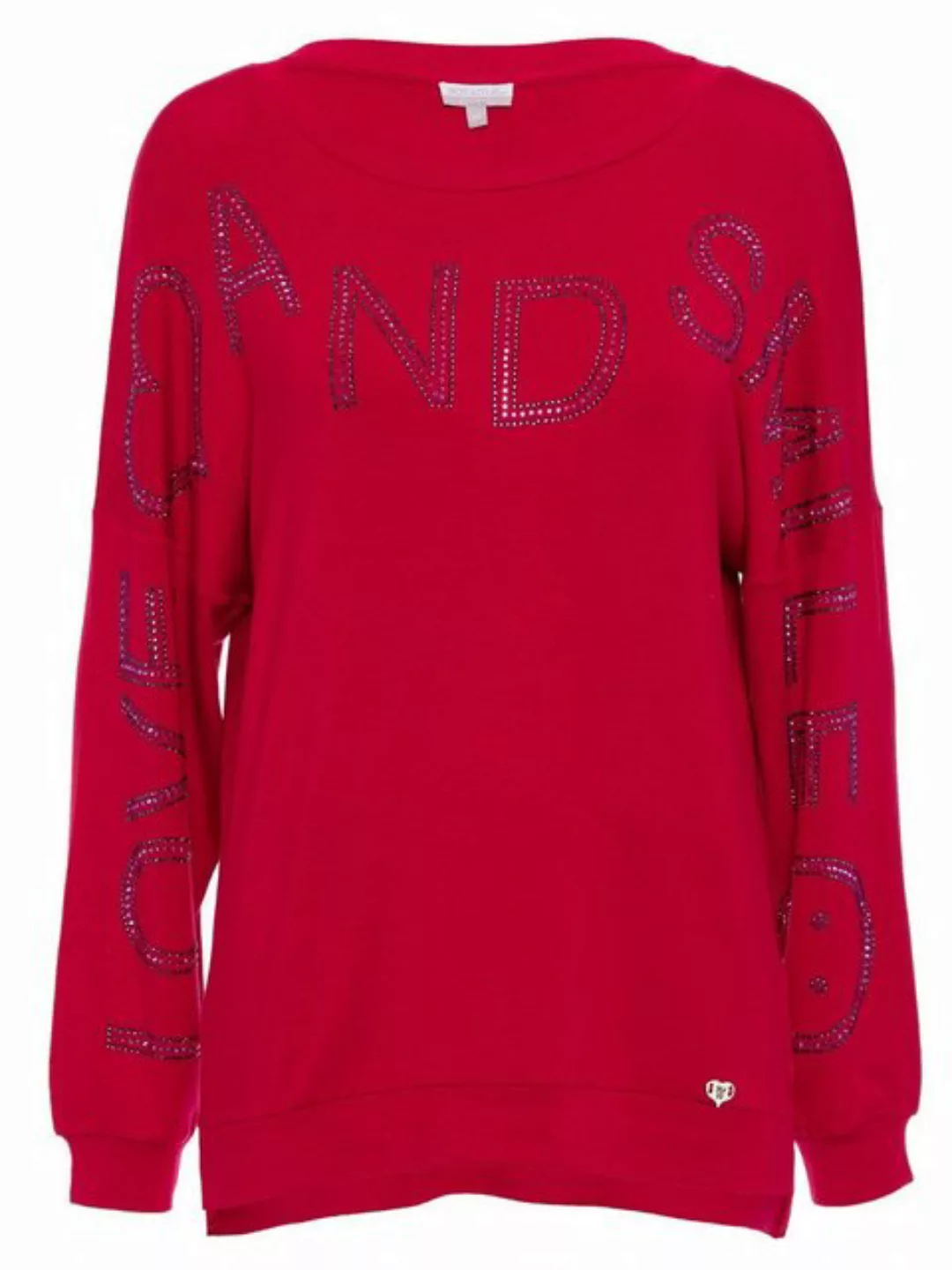 MONACO blue WEEKEND Langarmshirt Longsleeve figurumspielend mit "Love and S günstig online kaufen