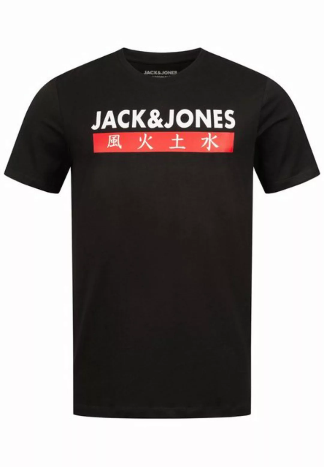 Jack & Jones Print-Shirt ELEMENTS TEE SS CREW NECK Kurzarmshirt aus Baumwol günstig online kaufen