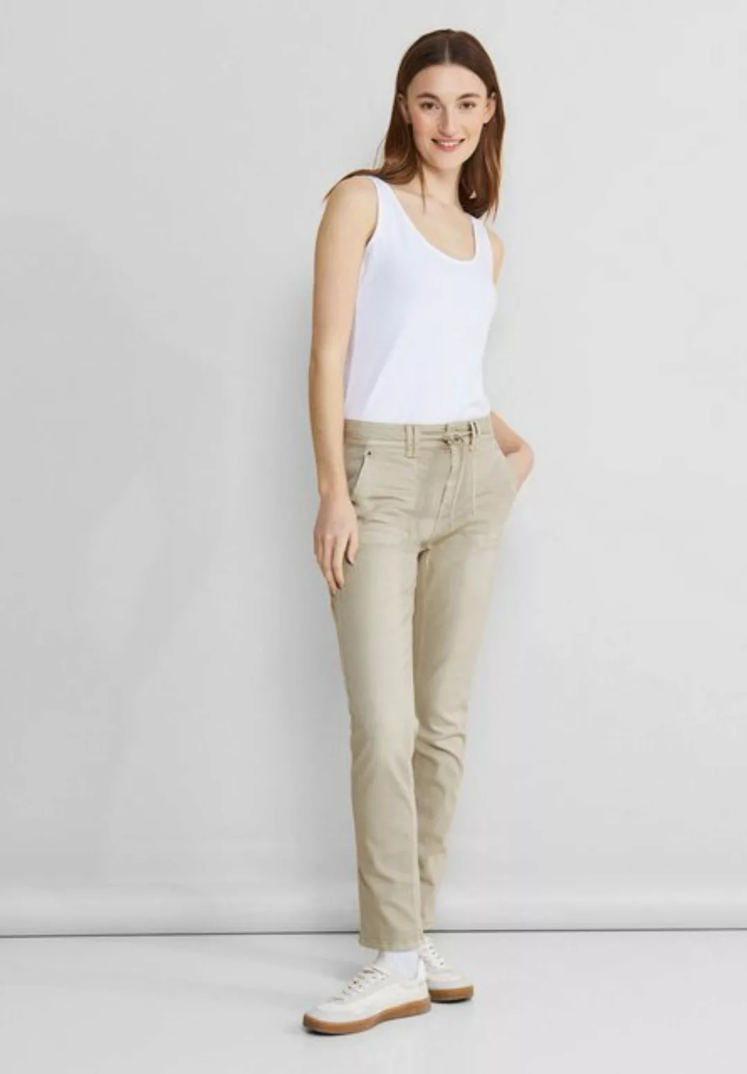 STREET ONE Gerade Jeans Middle Waist günstig online kaufen