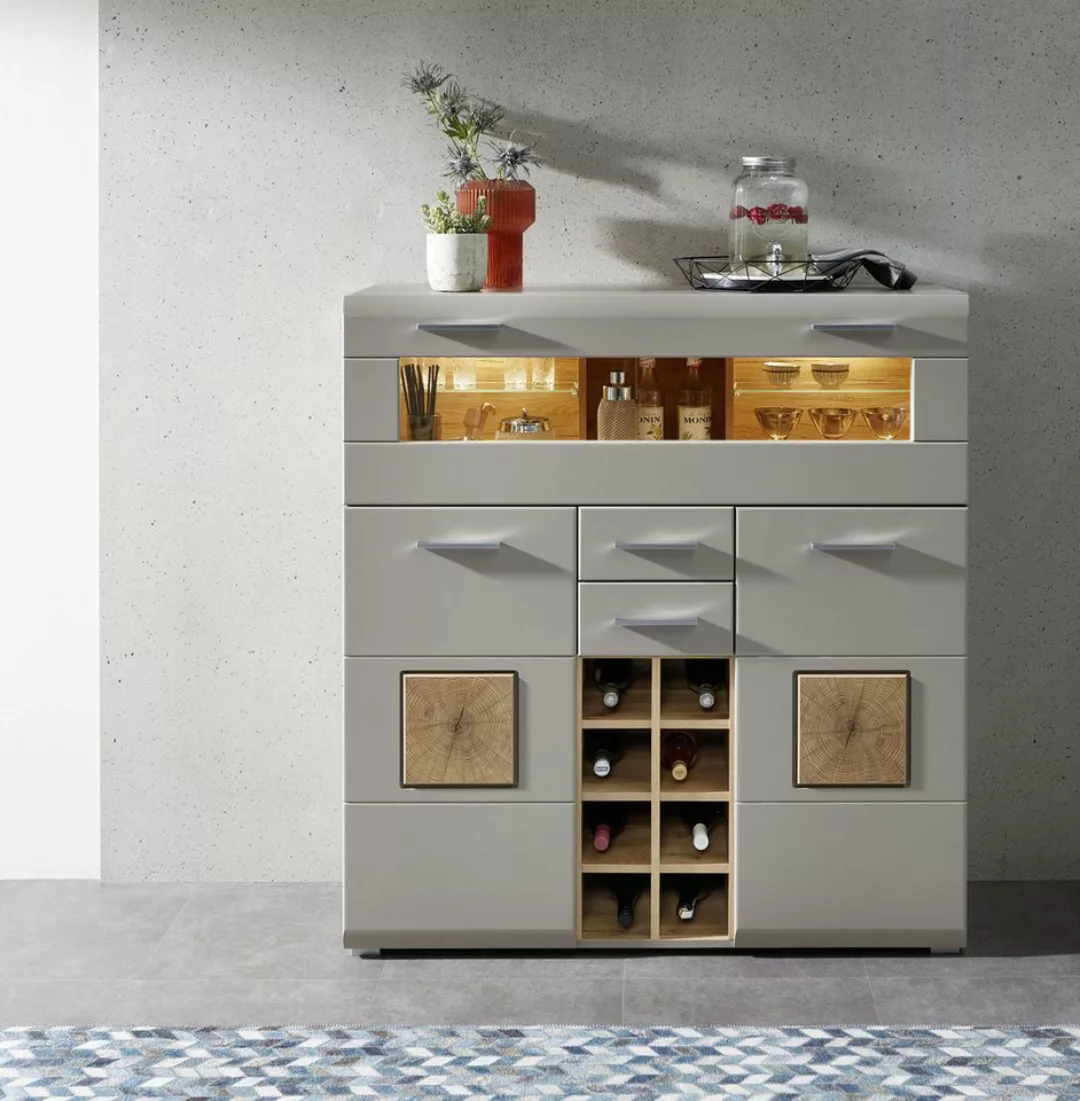 Innostyle Barschrank FUN PLUS II 2 Holztüren, 19 Fächer, 1 Klappe, Softclos günstig online kaufen