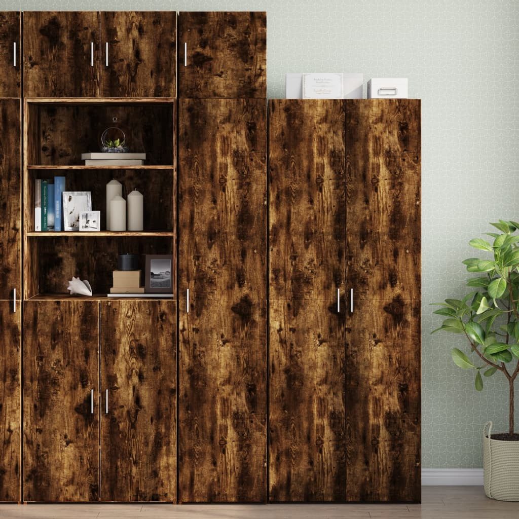 vidaXL Hängeschrank Wandschrank Räuchereiche 40x42,5x40 cm günstig online kaufen