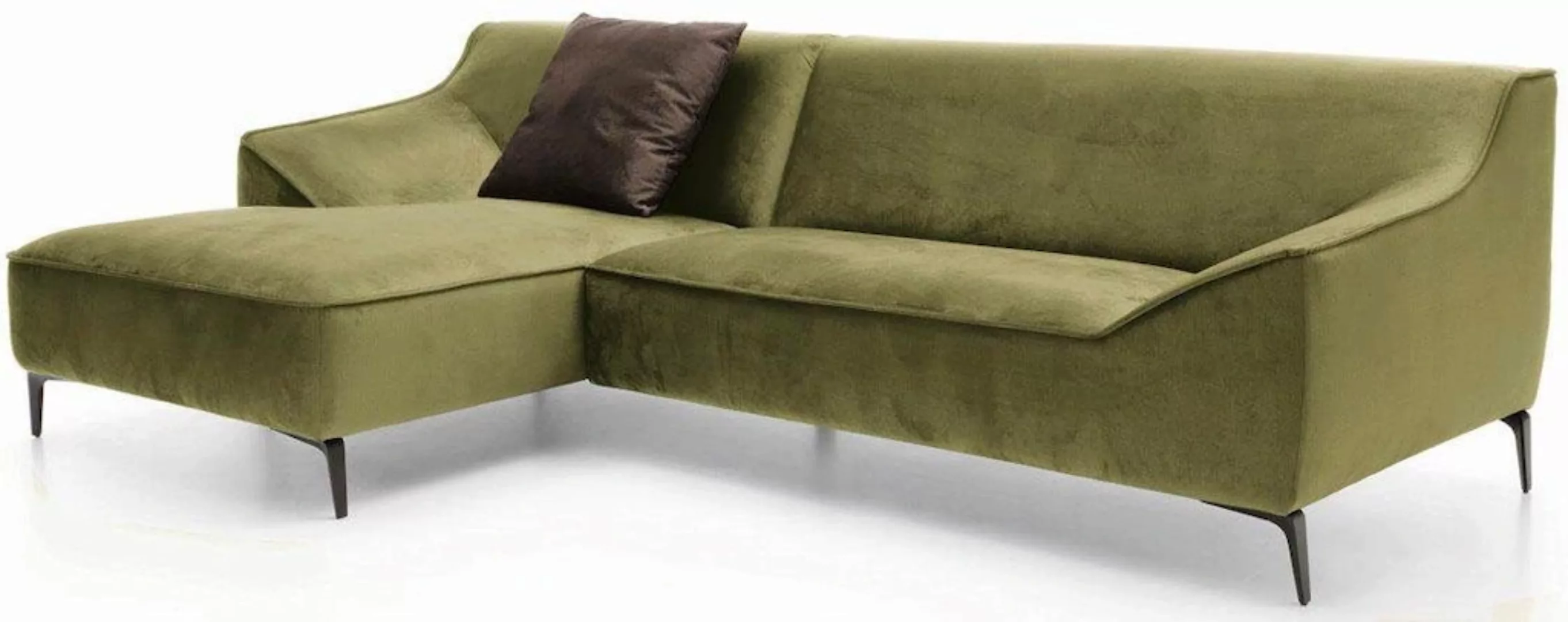 Places of Style Ecksofa "Marrero, L-Form", mit Zierkissen günstig online kaufen