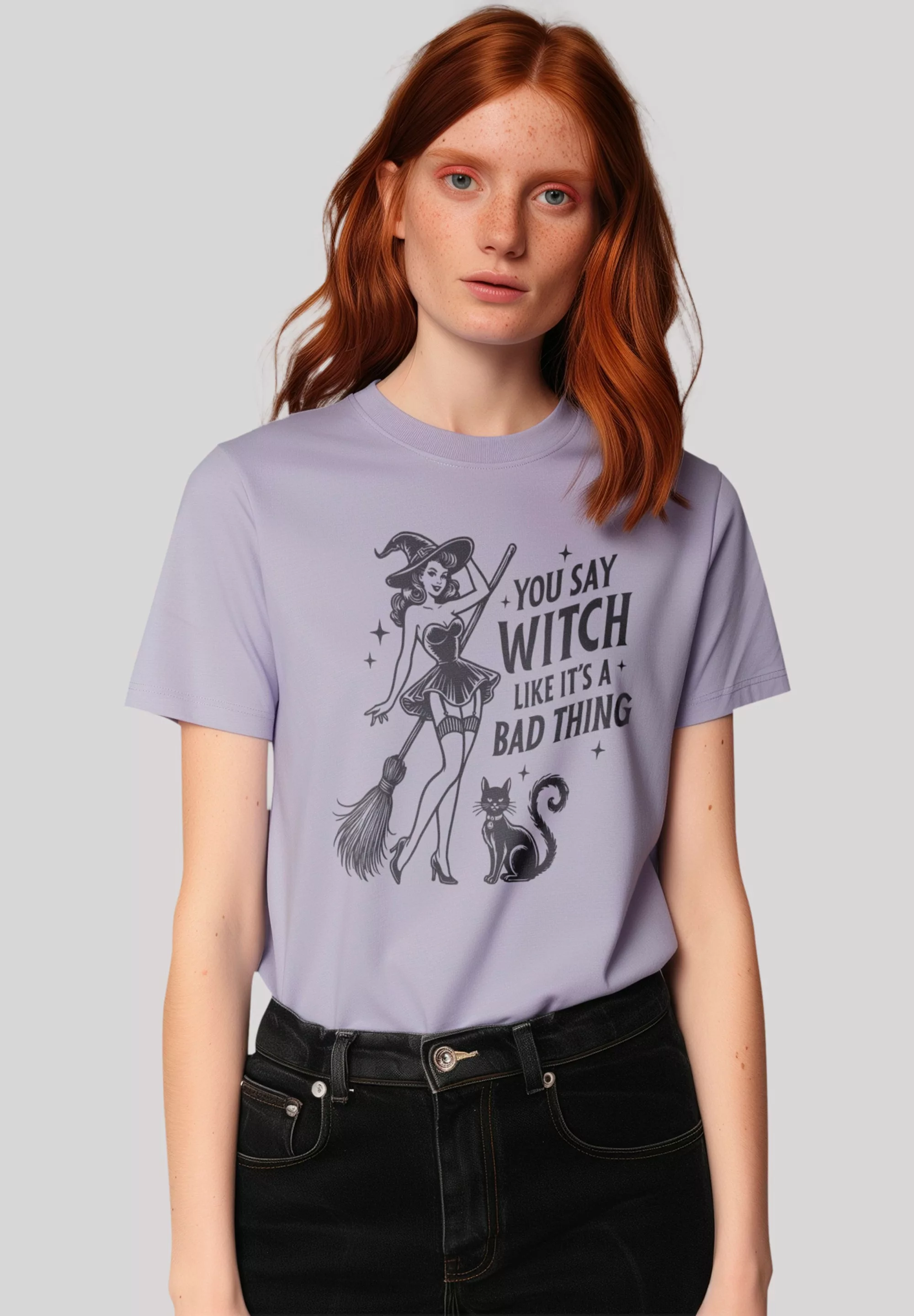 F4NT4STIC T-Shirt "Halloween you say witch like its a bad thing", Premium Q günstig online kaufen