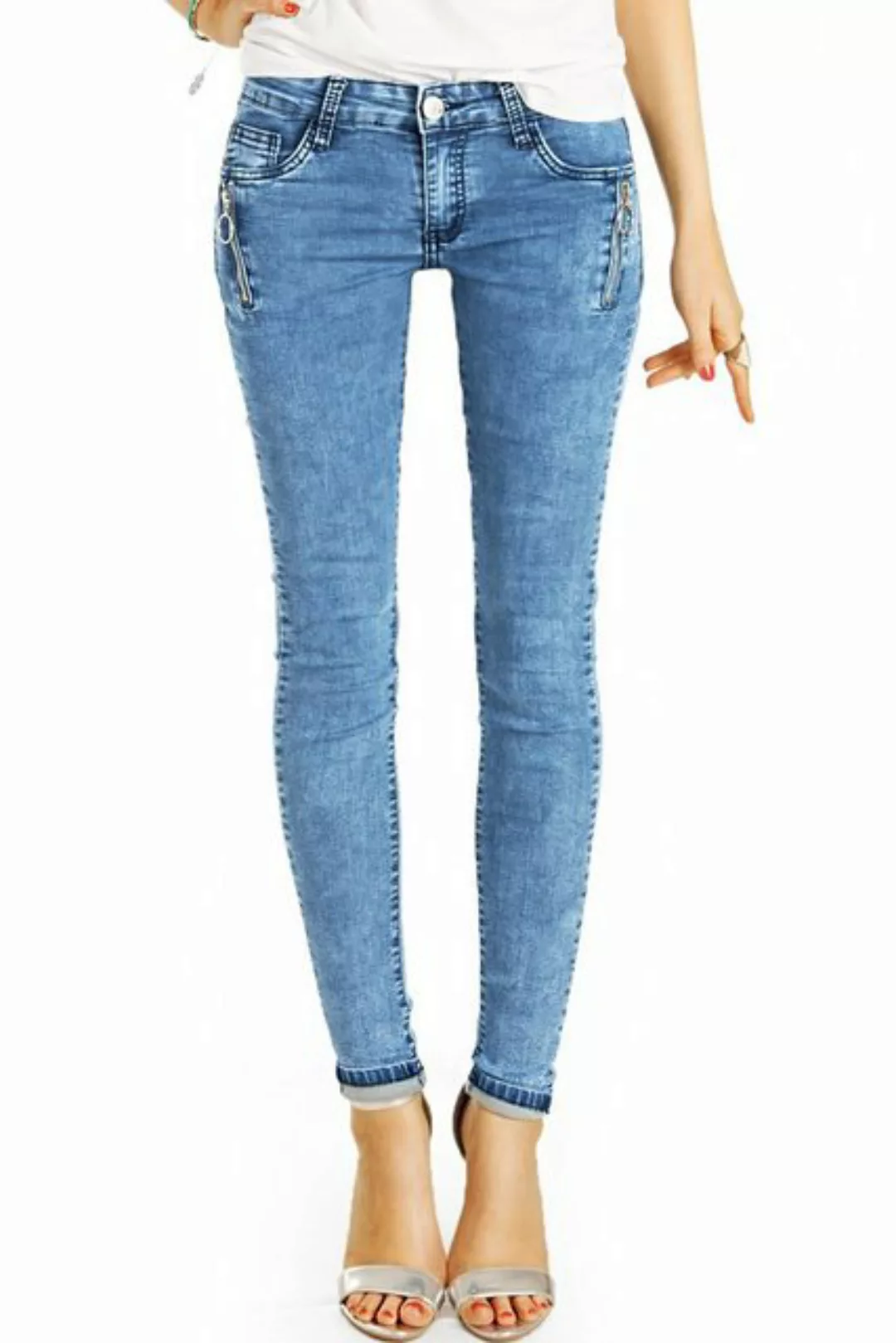 be styled Low-rise-Jeans Low Rise Jeanshose Hüftjeans Enge Skinny Jeans - D günstig online kaufen
