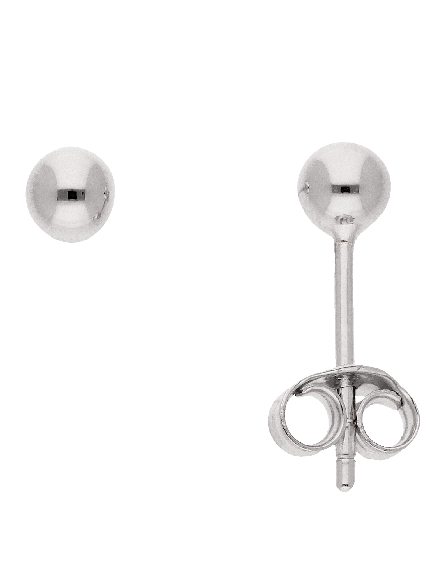 Adelia´s Paar Ohrhänger "1 Paar 925 Silber Ohrringe / Ohrstecker Ø 4 mm", 9 günstig online kaufen
