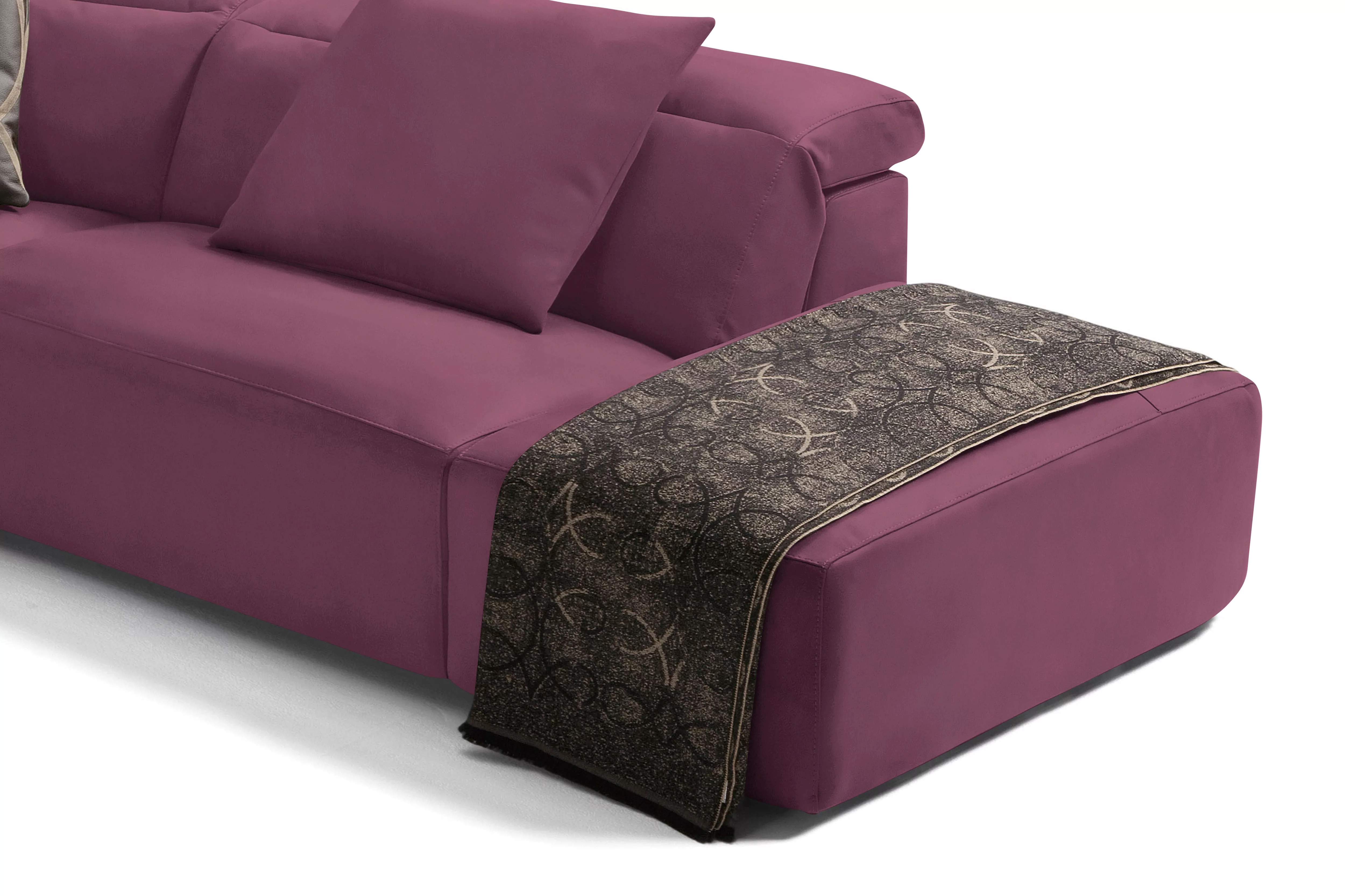 Egoitaliano Ecksofa »Beverly, extravangantes Designsofa mit erstklassigem S günstig online kaufen