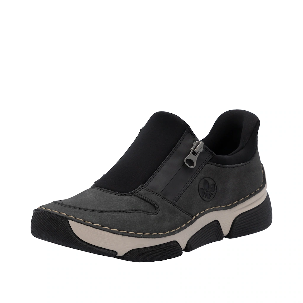 Rieker Slip-On Sneaker "Ready2GO", Halbschuh, Freizeitsneaker mit seitliche günstig online kaufen