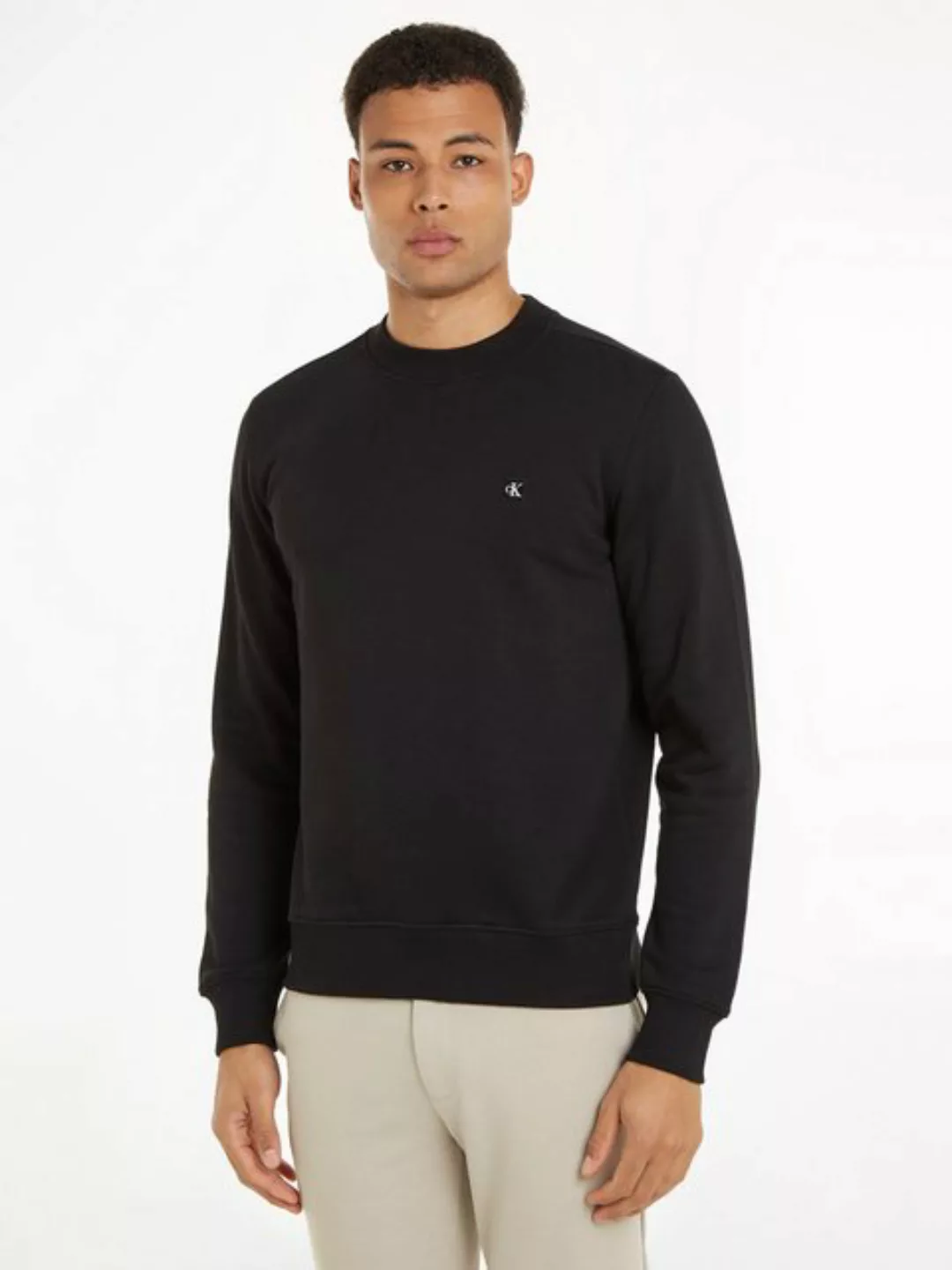 Calvin Klein Jeans Sweatshirt CK EMBRO BADGE CREW NECK günstig online kaufen