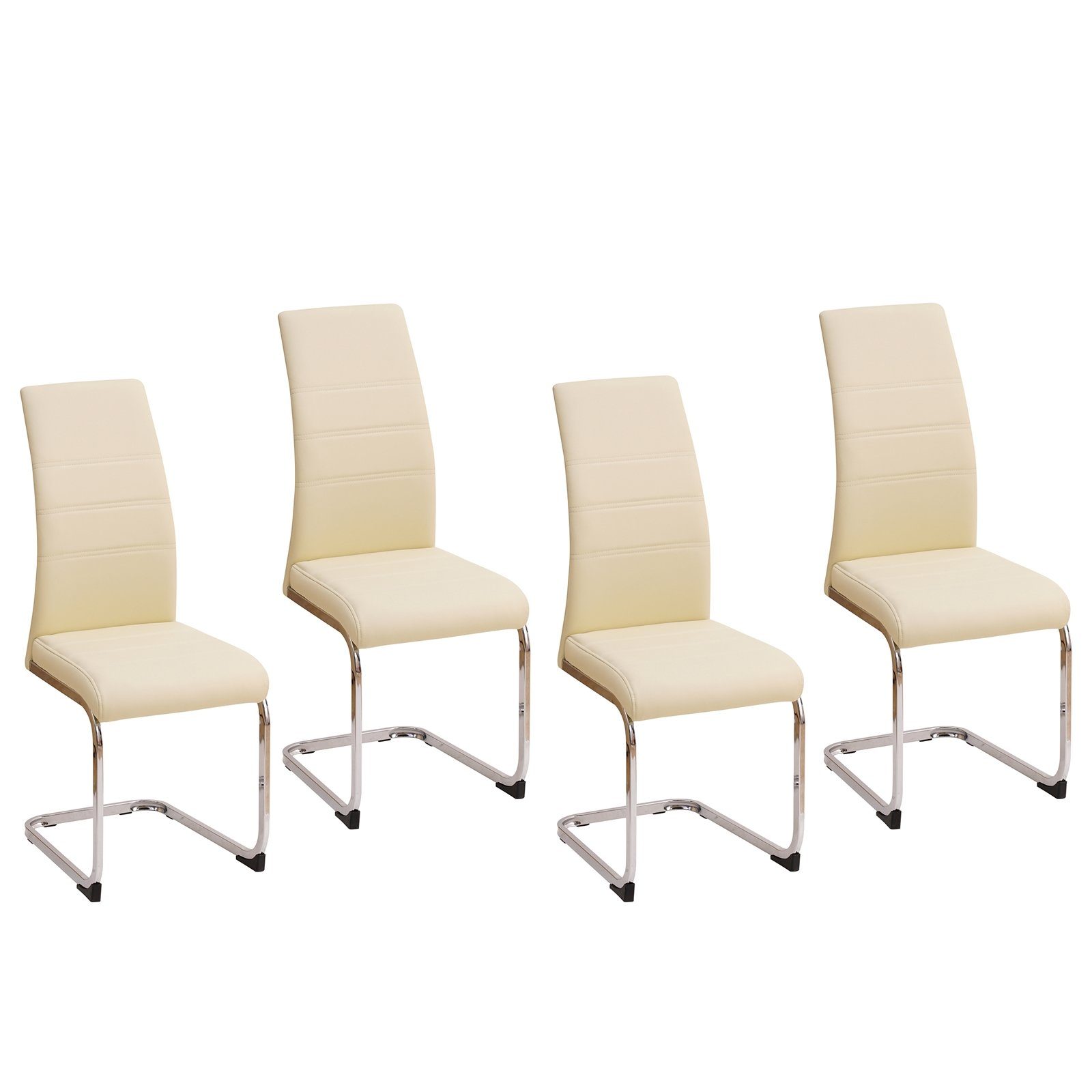 HTI-Living Freischwinger Schwingstuhl SallyC PU Beige günstig online kaufen