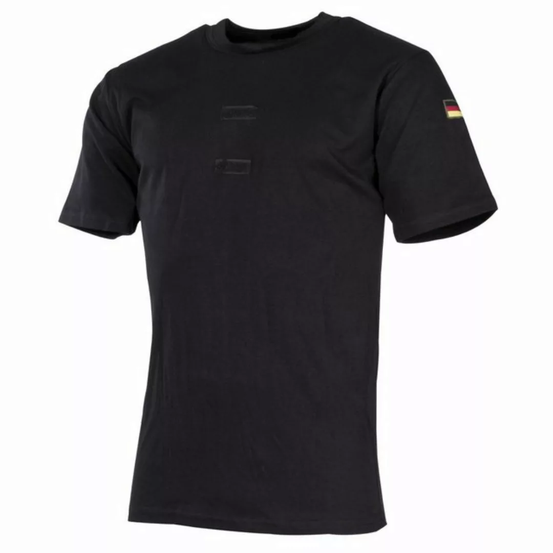MFH T-Shirt MFH BW Tropenunterhemd, Klett, Nationalitätsabzeichen, schwarz günstig online kaufen
