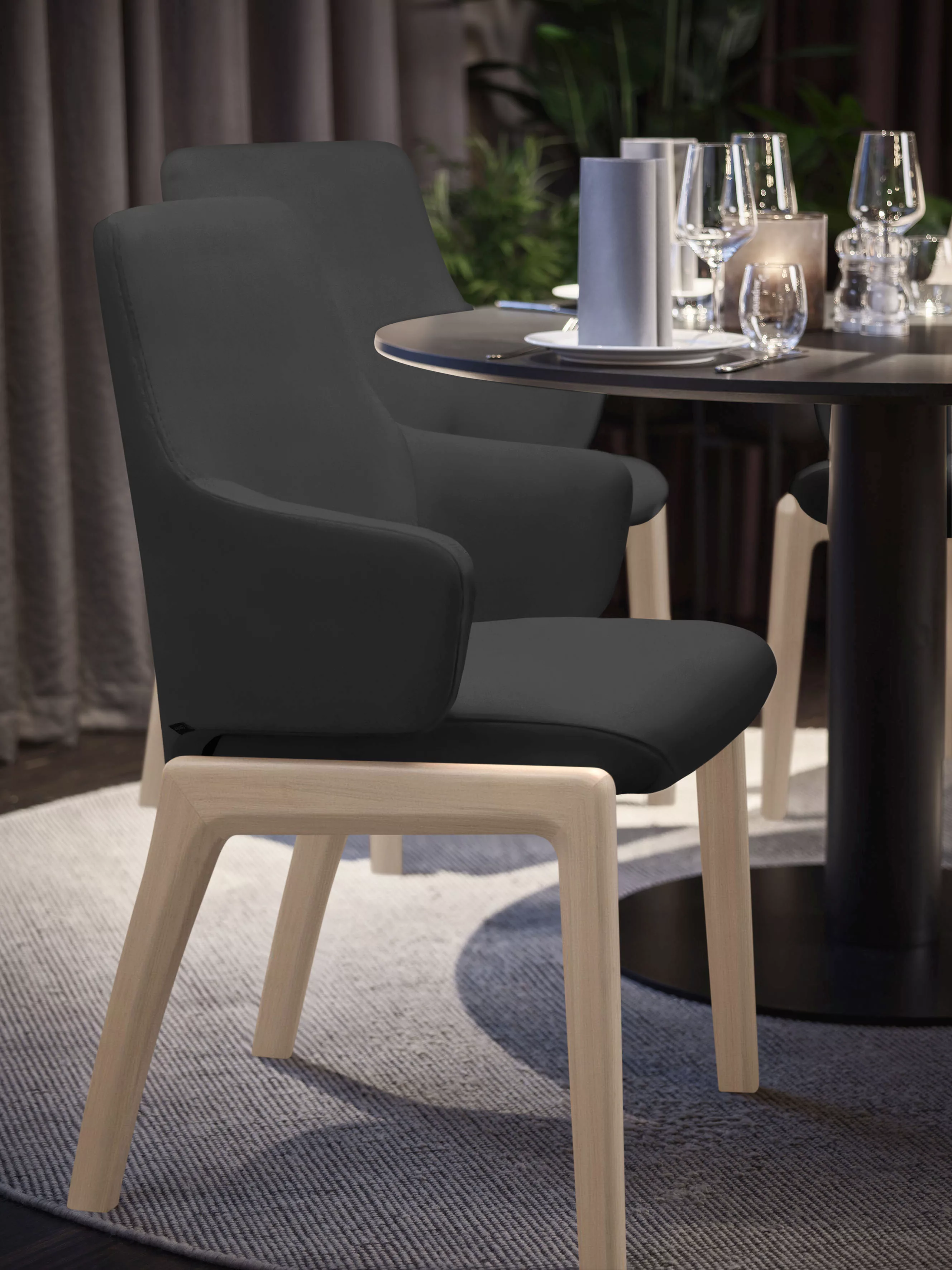 Stressless Polsterstuhl "Laurel", Microfaser DINAMICA, Low Back mit Armlehn günstig online kaufen