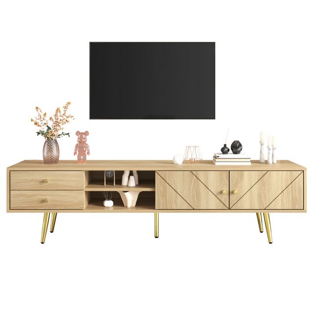 Refined Living TV-Schrank Lowboard, Fernsehtisch,TV Board mit Schubladen, T günstig online kaufen