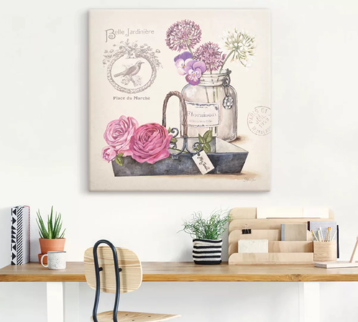 Artland Wandbild »Blumenstrauß IV«, Arrangements, (1 St.), als Leinwandbild günstig online kaufen