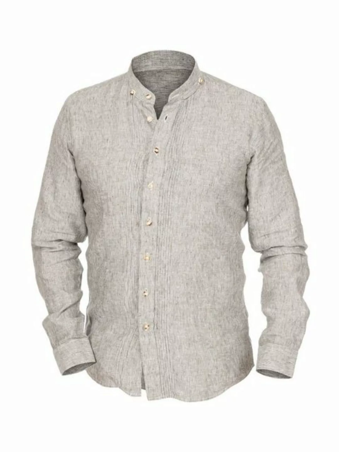 Almsach Trachtenhemd Hemd Stehkragen LF175 oliv (Slim Fit) günstig online kaufen