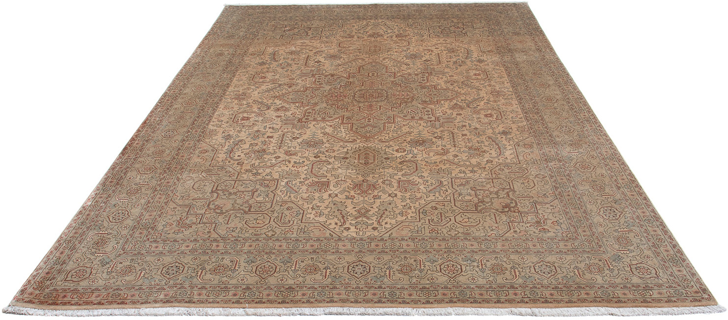 morgenland Orientteppich »Perser - Täbriz - Royal - 296 x 198 cm - hellbrau günstig online kaufen