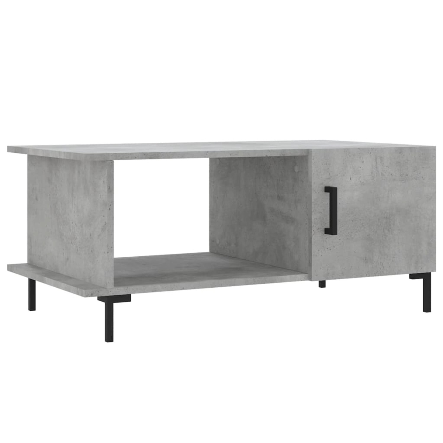 vidaXL Couchtisch Betongrau 90x50x40 cm Holzwerkstoff Modell 5 günstig online kaufen