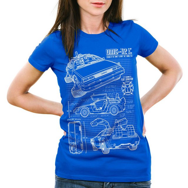 style3 T-Shirt Delorean DMC-12 zurück in die zukunft back to the future mar günstig online kaufen