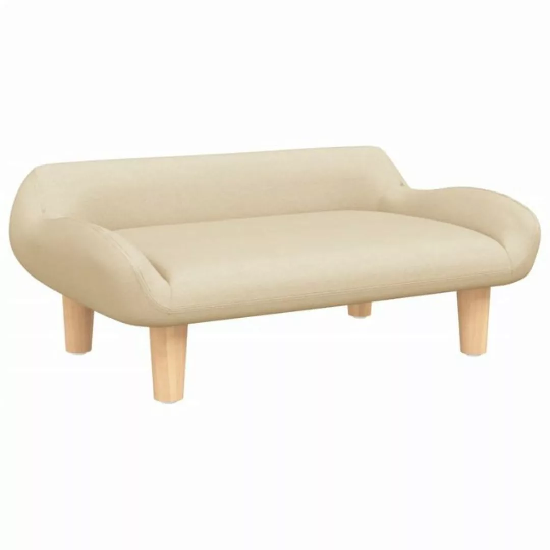 vidaXL Kindersofa Kindersofa Creme 70x40x24 cm Stoff Kindercouch Kindermöbe günstig online kaufen