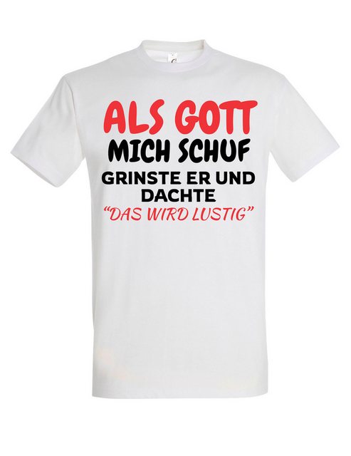 Youth Designz T-Shirt "Gott Lustig" Herren T-Shirt mit coolen Aufdruck mit günstig online kaufen