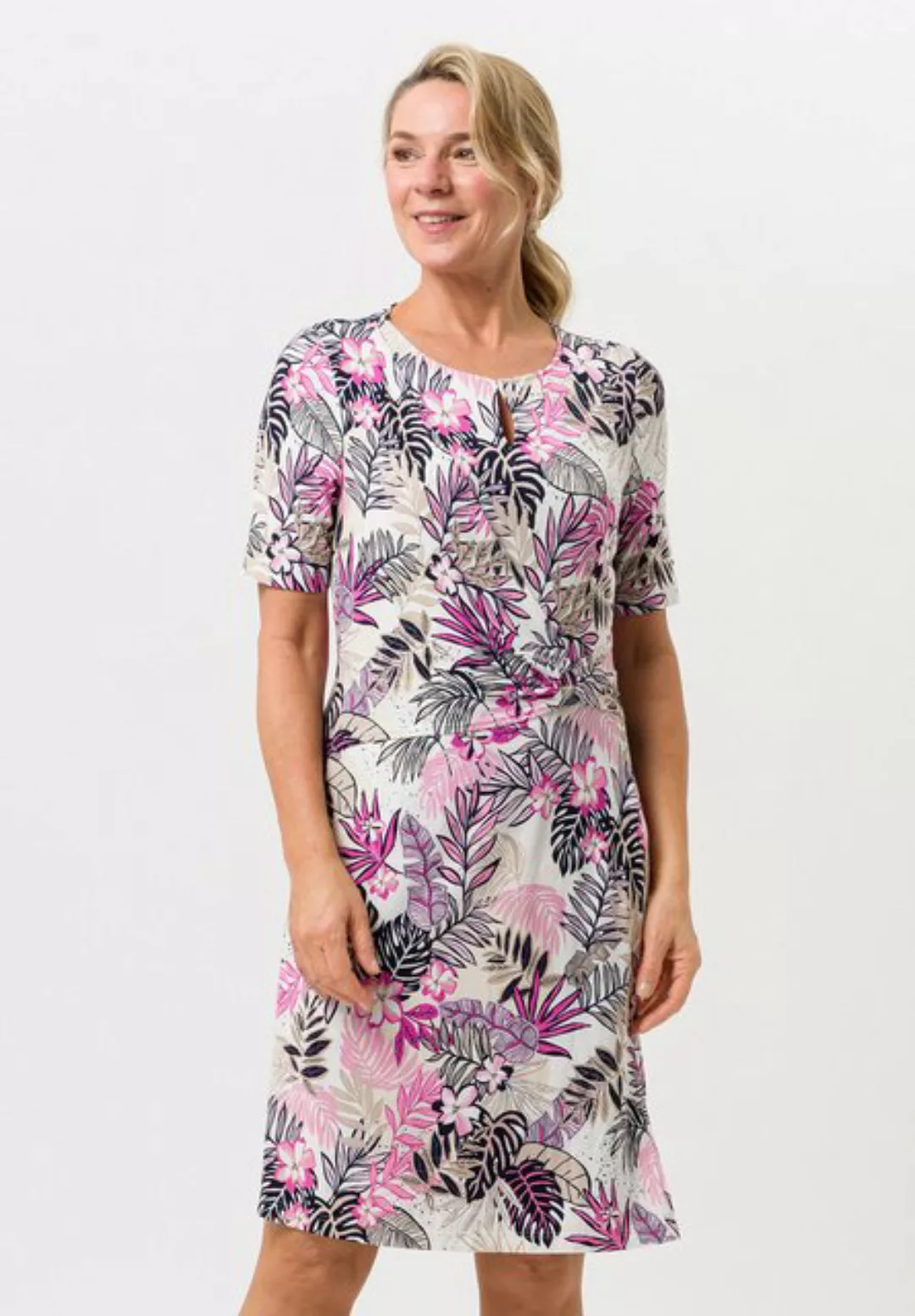 FRANK WALDER Jerseykleid mit dezentem Blütenmuster günstig online kaufen