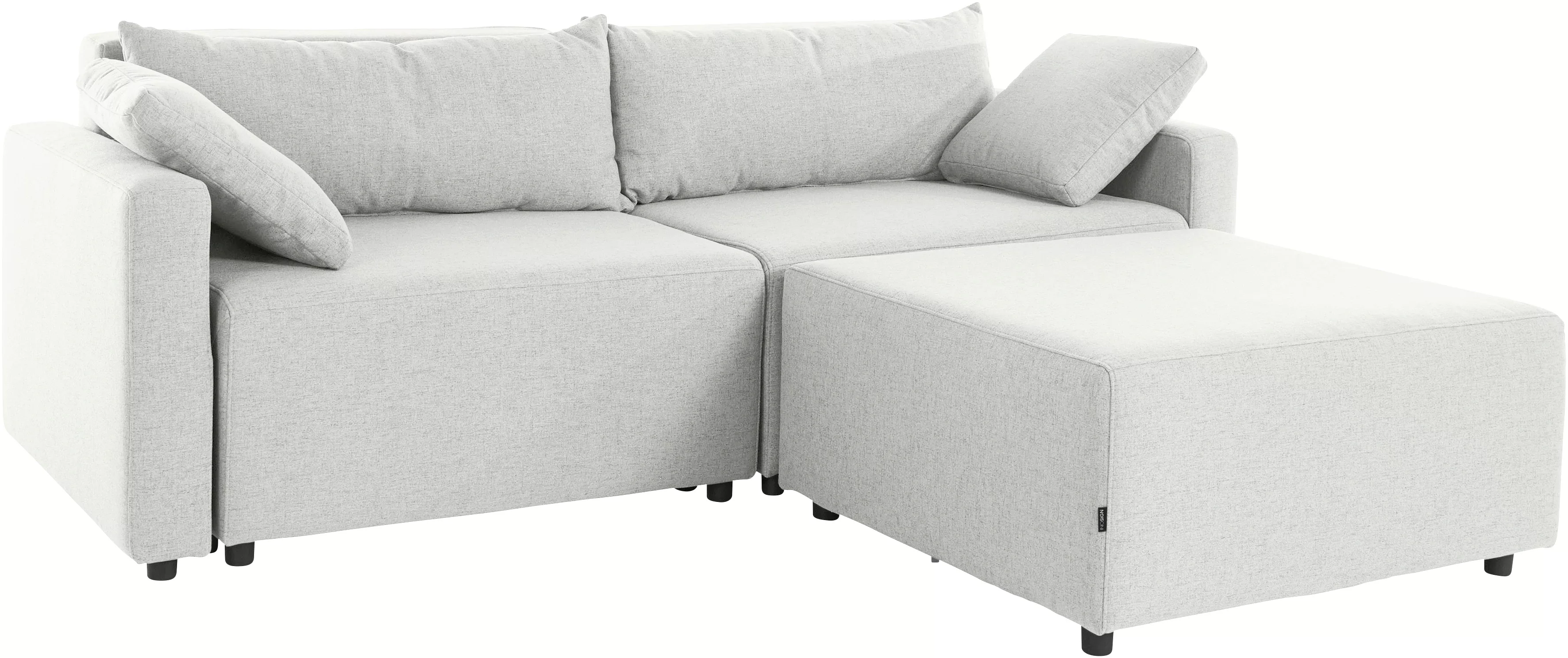 INOSIGN Ecksofa "Marva 3tlg. L-Form", beide Armlehnelemente ausziehbar für günstig online kaufen