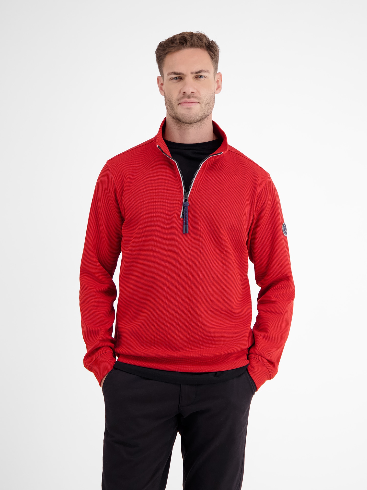 LERROS Sweatshirt "LERROS Unifarbener Sweattroyer für Herren" günstig online kaufen